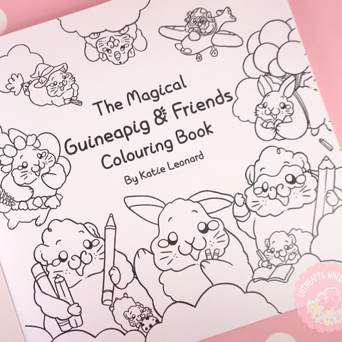 The Magical Guinea Pig & Friends Colouring Book : Volume two - Guineapig Wheekly UK
