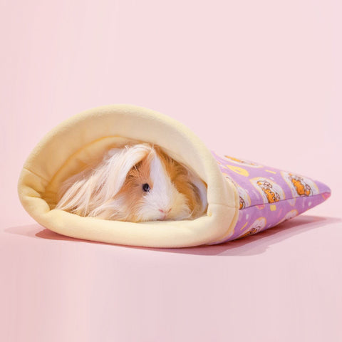 Donut Guinea Pig Fleece Snuggle Sack