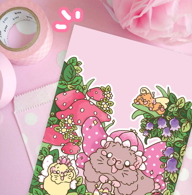 Fairy Pig Mini Print