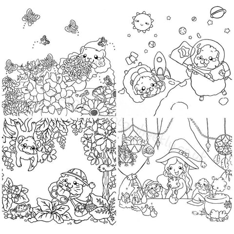 The Magical Guinea Pig & Friends Colouring Book : Volume two - Guineapig Wheekly UK