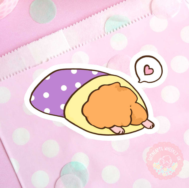 Piggie Bum Guinea Pig vinyl sticker