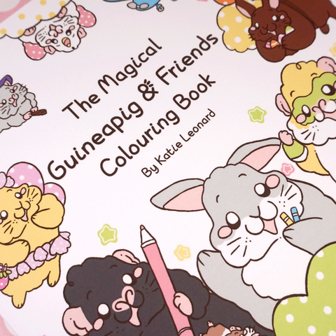 Guinea Pig Colouring Book