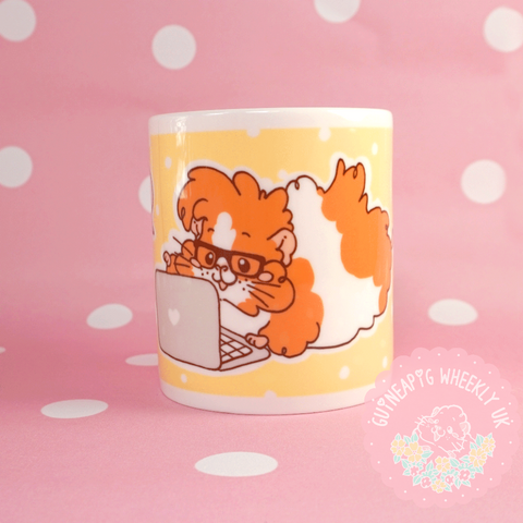 Nerdy Guineapig Love Mug *Instock!* - Guineapig Wheekly UK