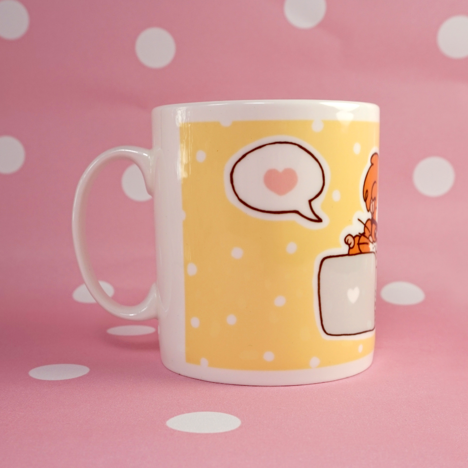 Nerdy Guineapig Love Mug *Instock!* - Guineapig Wheekly UK