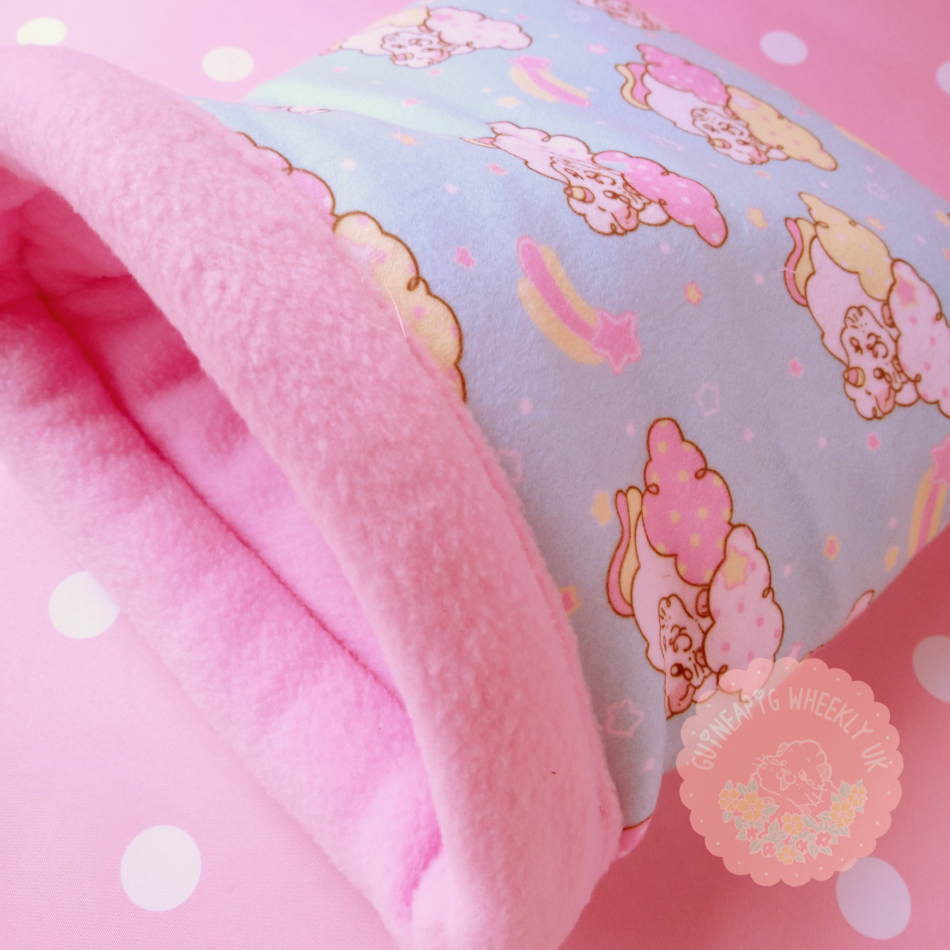 *NEW* Guineapig Fleece Bed "Unipiggie" Snuggle Sack - Guineapig Wheekly UK